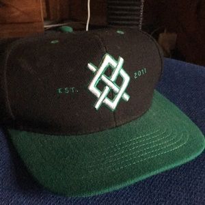 Green & Black Snapback Hat